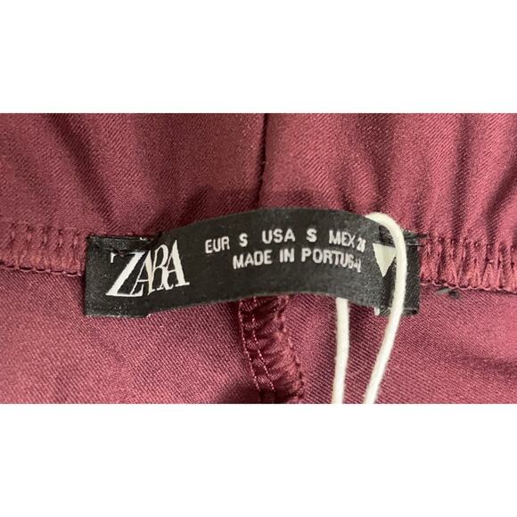 ZARA Women's Pants - Size: Small - Grape Purple Legging Pants - Picture 3 of 10
